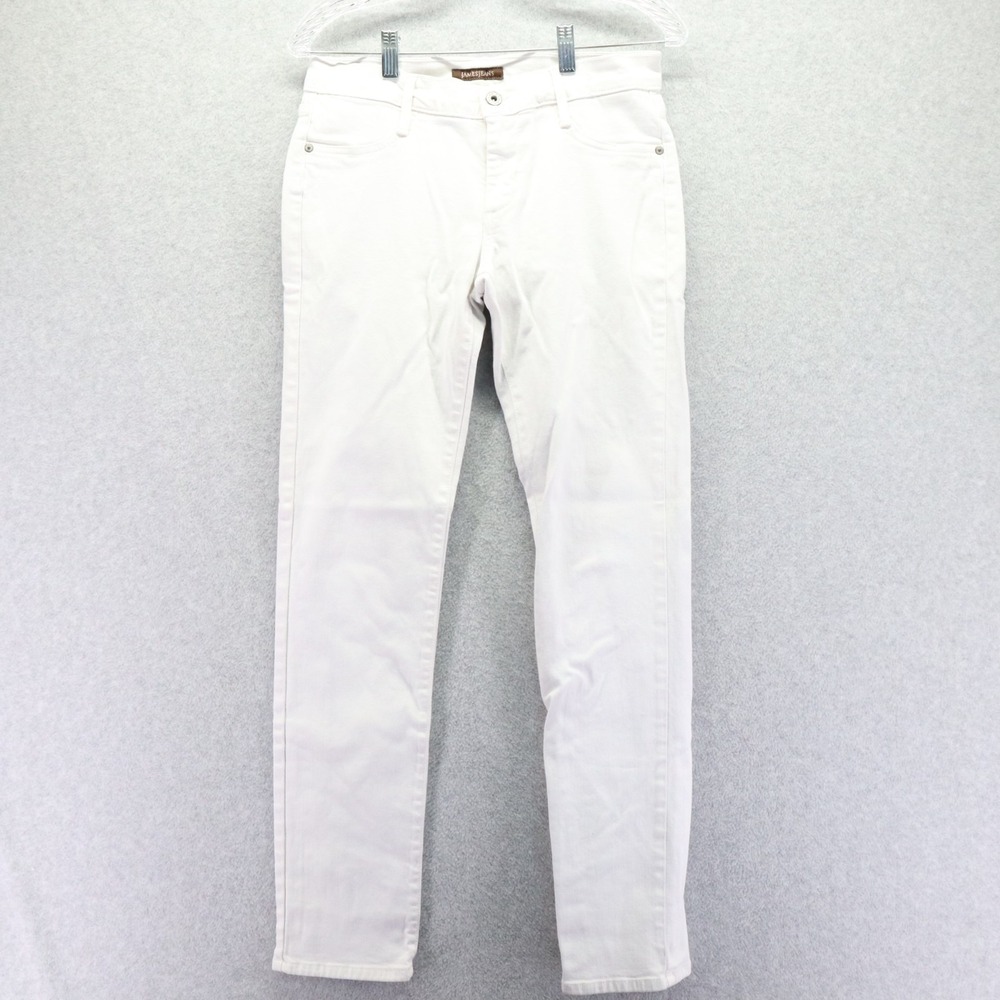 James Jeans Womens 29 Randi Pencil Leg‎ Skinny 5-Pocket Stretch Flex Denim White